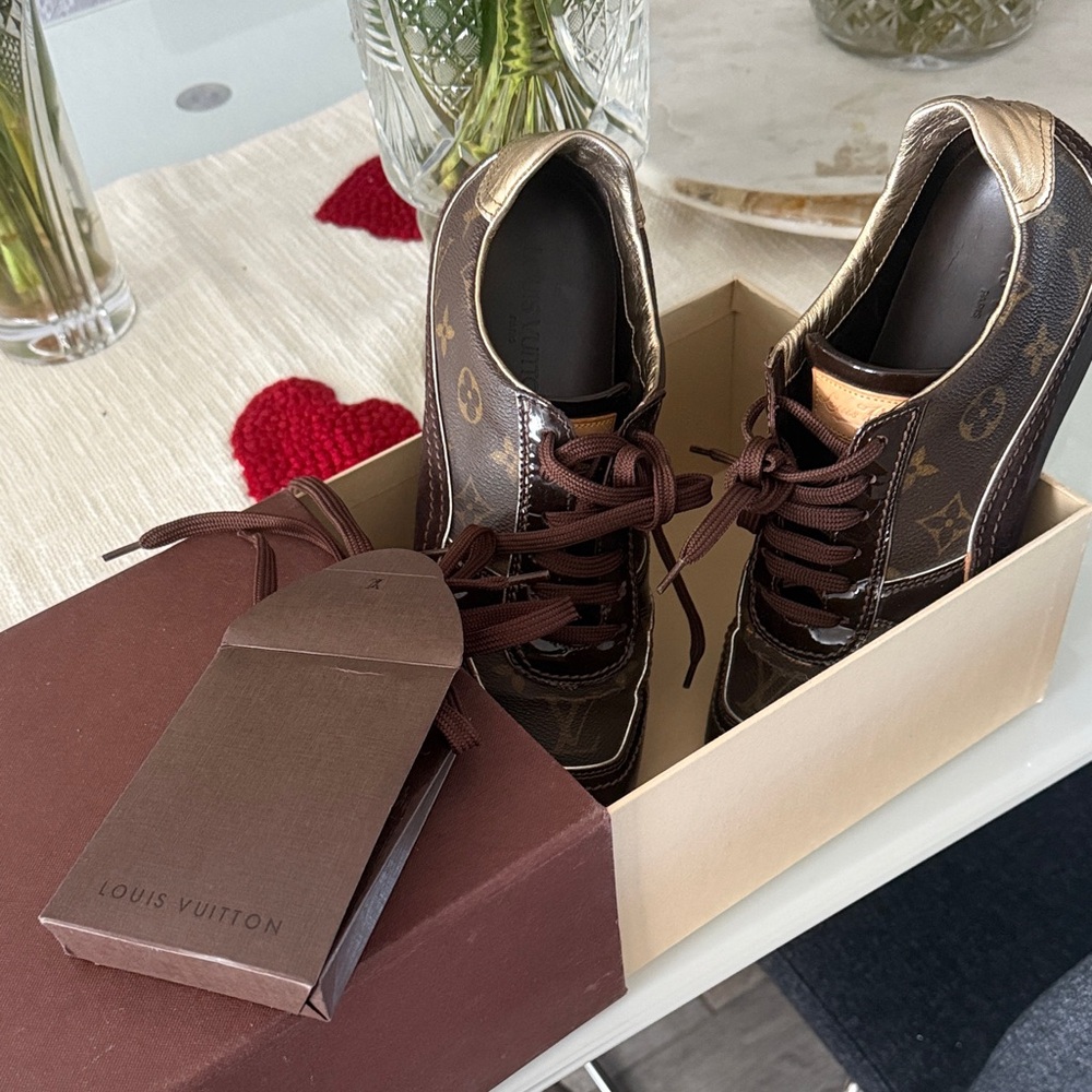 Louis Vuitton Brown Sneakers - Picture 7 of 8